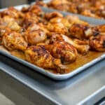 A tray of BBQ chicken, which is a tasty favorite at High Tech Eats.