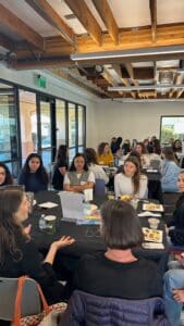 High Tech Middle Mesa students gained insight into STEM fields over breakfast with women in STEM-related fields.