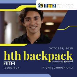 Smiling student on a thumbnail image of HTH newsletter banner.